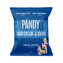 Pändy Lentil Rings Sourcream & Onion 50 g