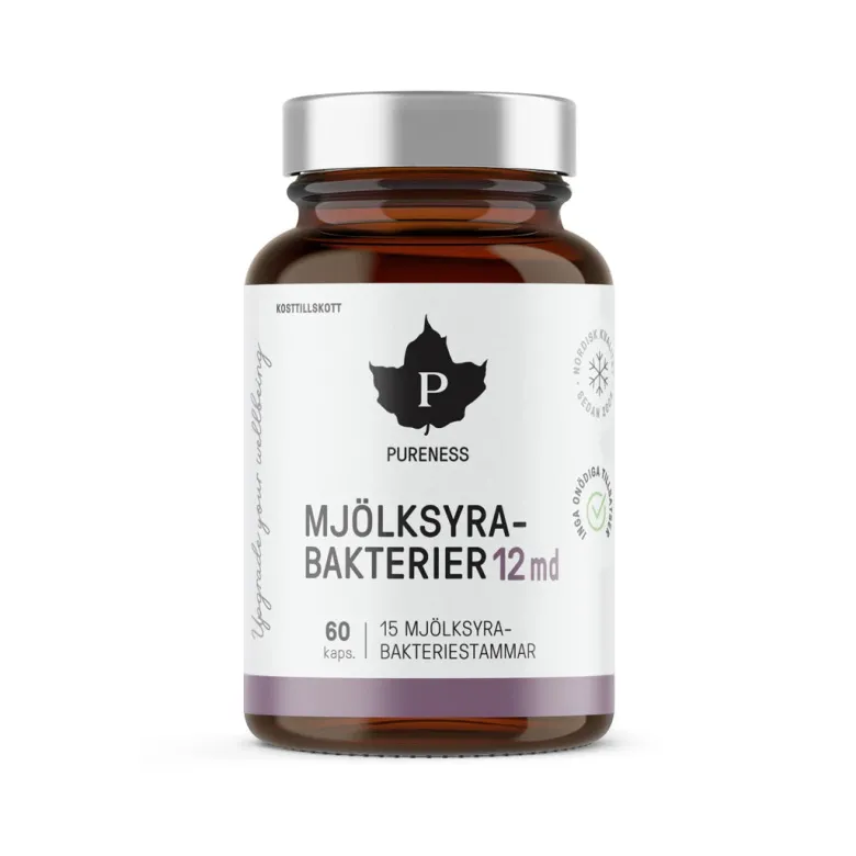 Pureness Mjölksyrabakterier 12 md 60 caps