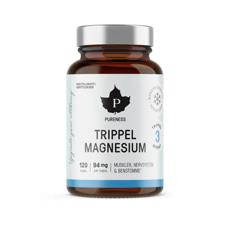 Pureness Trippel Magnesium 120 caps