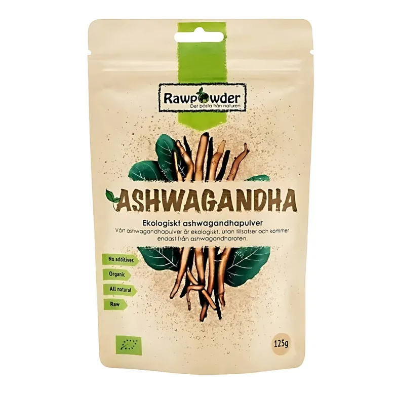 Rawpowder Ashwaganda pulver 125 g