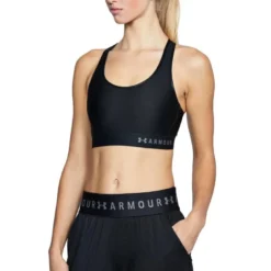Under Armour Womens Mid Sports Bra Black
