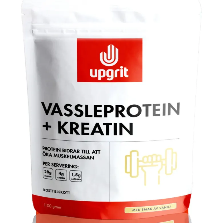 Upgrit Vassleprotein + Kreatin 1.1 kg
