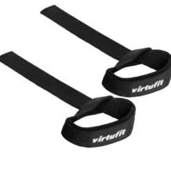 VirtuFit Padded Lifting Straps Black
