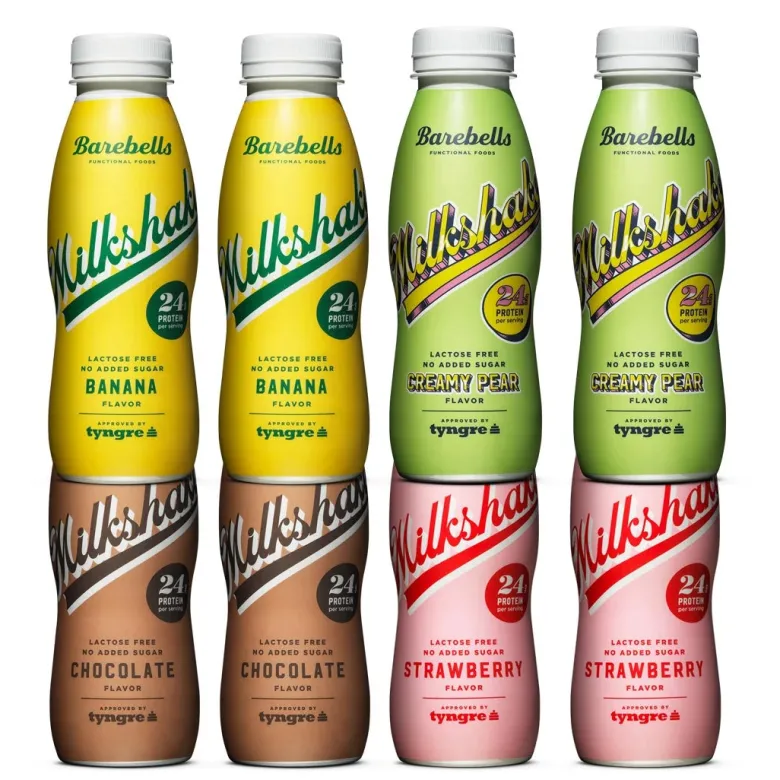 8 x Barebells Milkshake 330 ml Mixflak
