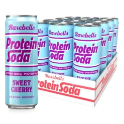 12 x Barebells Protein Soda 355 ml Sweet Cherry