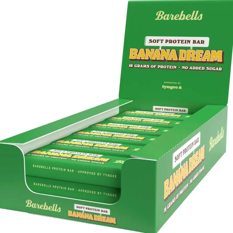 12 x Barebells Soft Bar 55 g Banana Dream