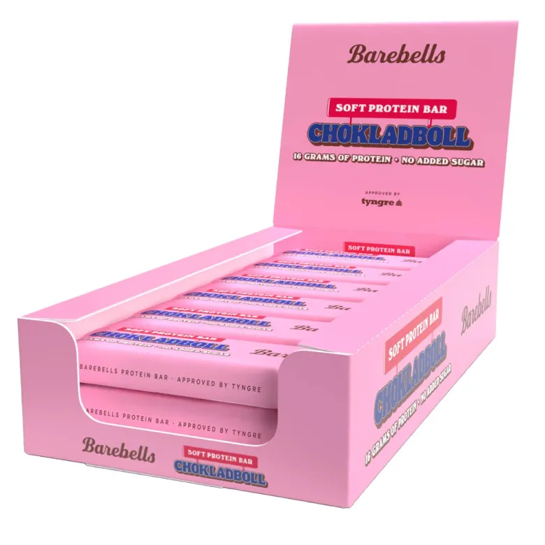 12 x Barebells Soft Bar 55 g Chokladboll