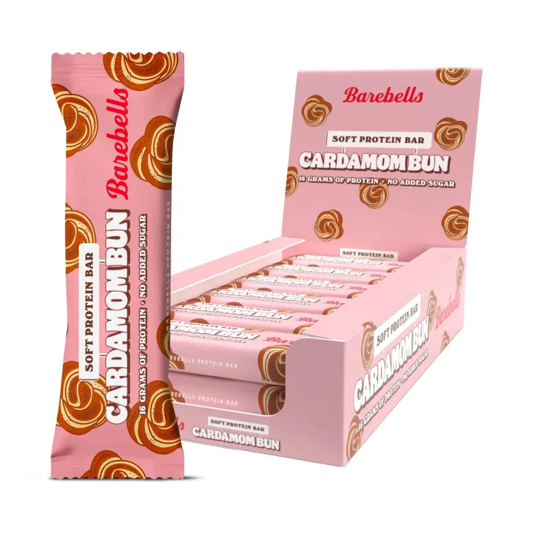 12 x Barebells Soft Protein Bar 55 g Cardamom Bun