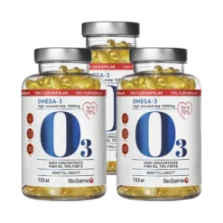 3 x BioSalma Omega-3 Forte 70% 1000 mg 132 caps