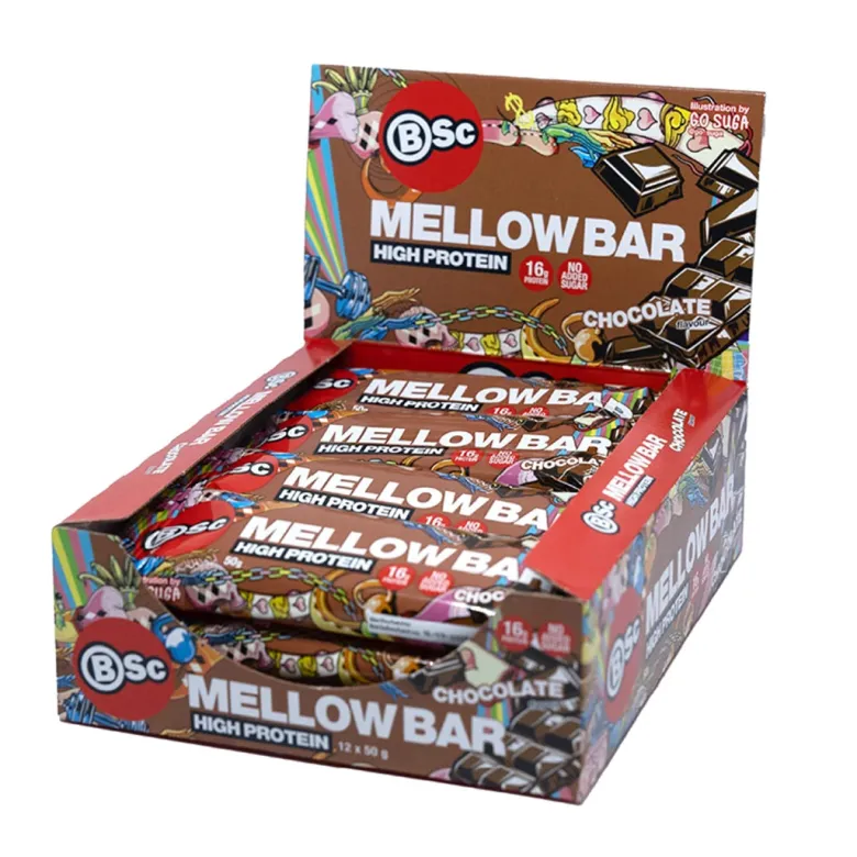 12 x BSc Mellow Bar 50 g Chocolate