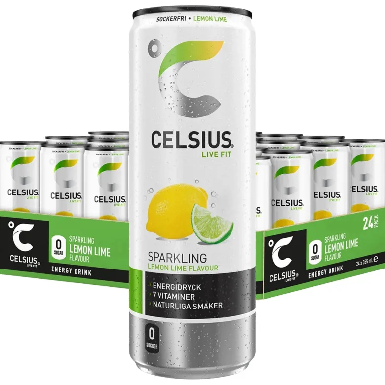 24 x Celsius 355 ml Citron Lime