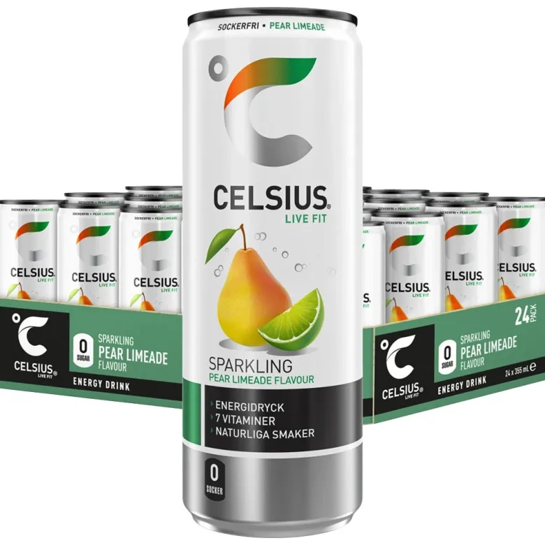 24 x Celsius 355 ml Pear Limeade