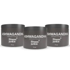 3 x fitnessjunkie Ashwagandha 45 caps
