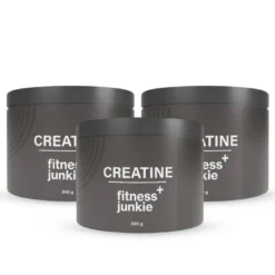 3 x fitnessjunkie Creatine 300 g Kreatin