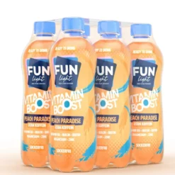 6 x Fun Light Vitamin Boost 500 ml Peach Paradise