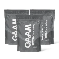 3 x GAAM Active Clear Whey Proteinpulver 400 g