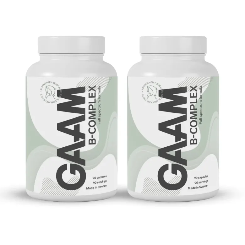 2 x GAAM B-Complex 90 caps