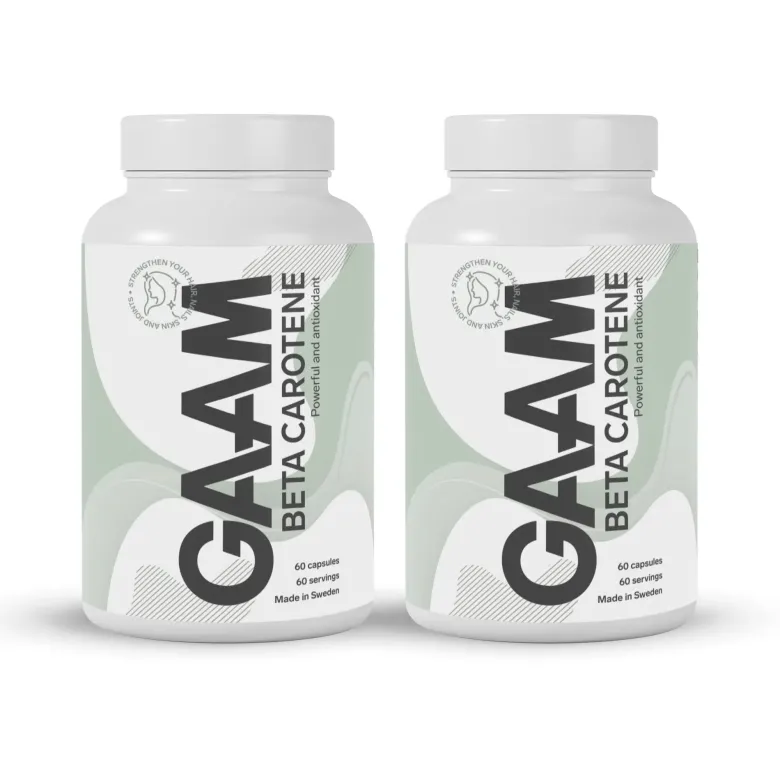 2 x GAAM Betakaroten 60 caps