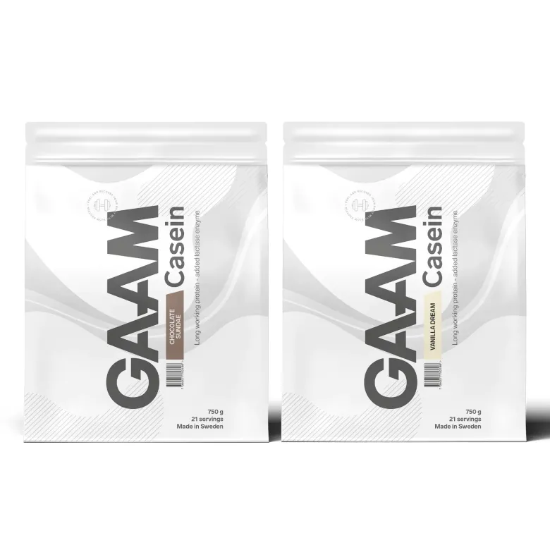 2 x GAAM Casein Kaseinprotein 750 g