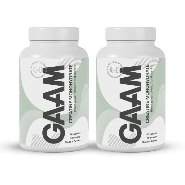 2 x GAAM Creatine Monohydrate 90 caps