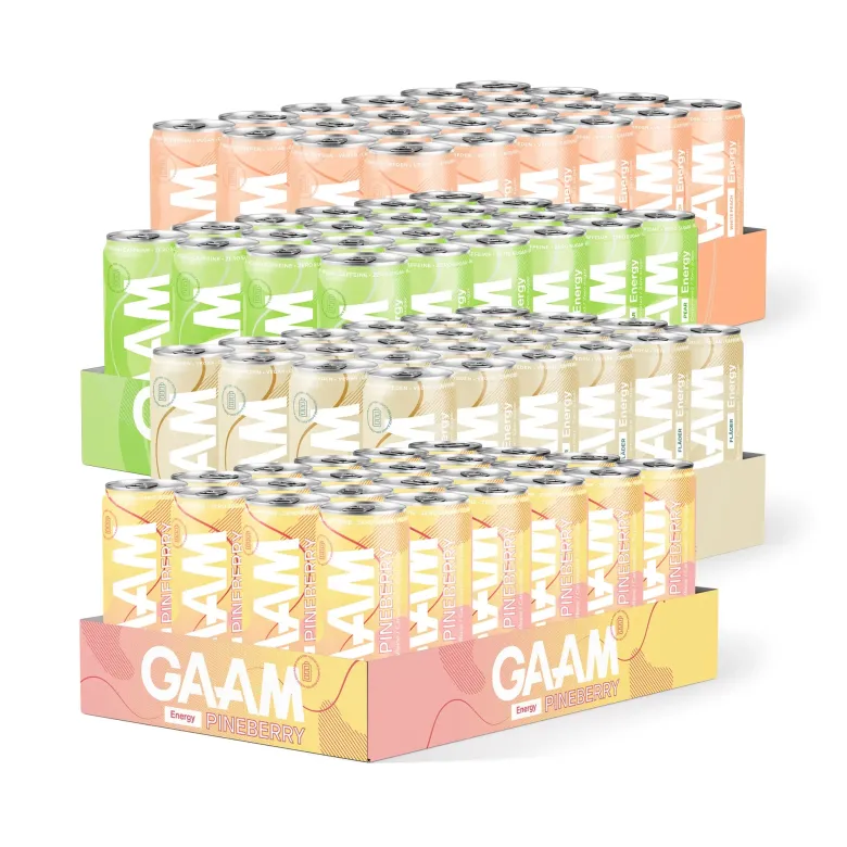 96 x GAAM Energy 330 ml Mixflak