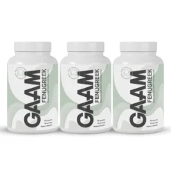 3 x GAAM Fenugreek 90 caps