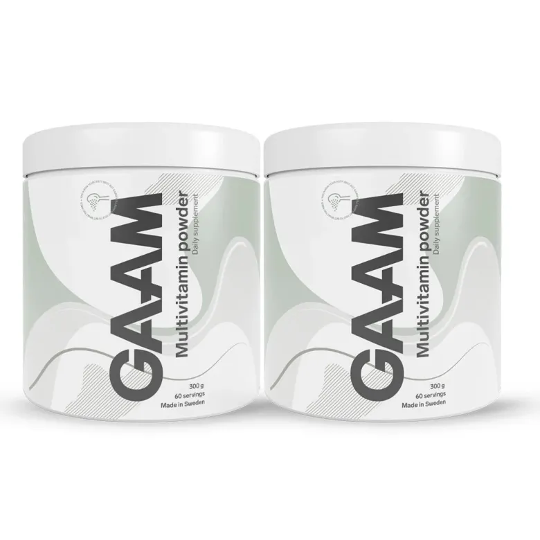2 x GAAM Multivitamin Powder 300 g