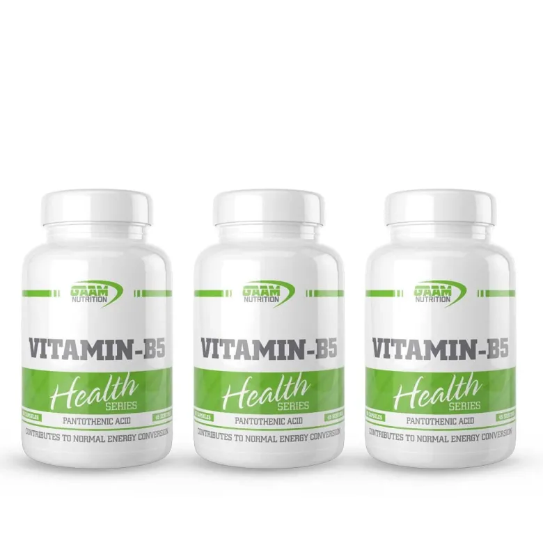 3 x GAAM Vitamin B5 90 caps