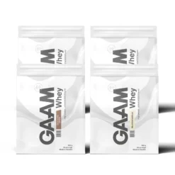 4 x GAAM Whey Proteinpulver 900 g