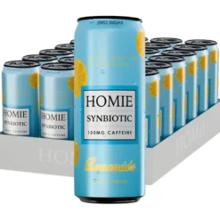 24 x Homie Wake Up Synbiotic 330 ml Lemonade