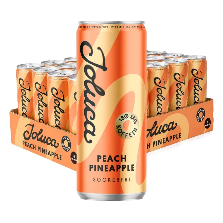 24 x Joluca 330 ml Peach Pineapple