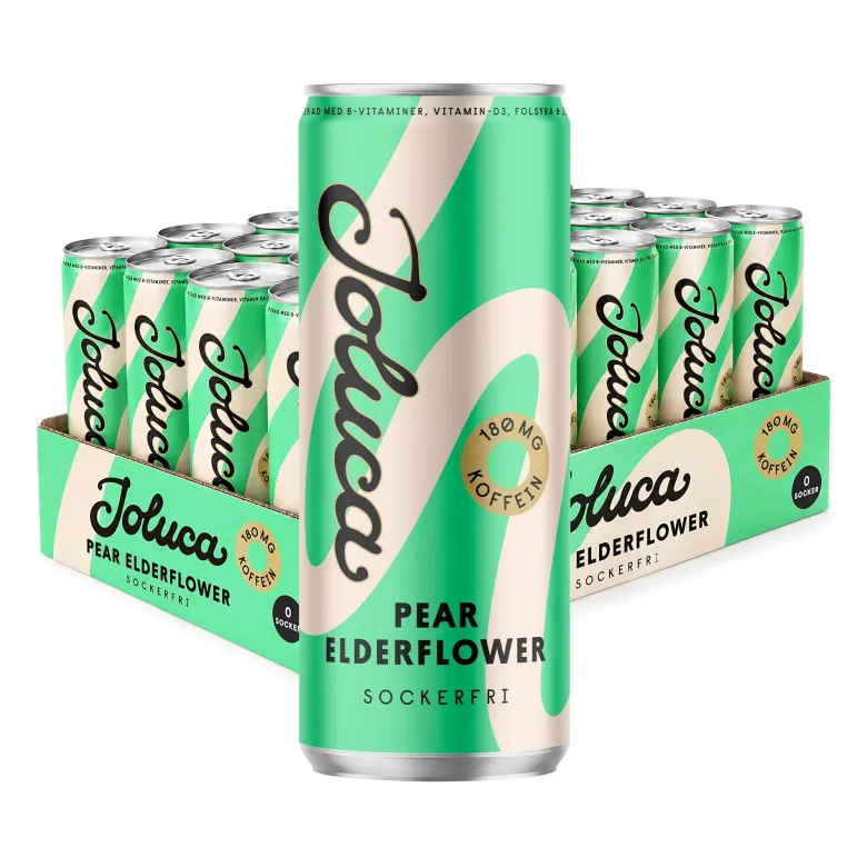 24 x Joluca 330 ml Pear Elderflower