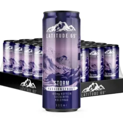24 x Latitude 65 330 ml Storm - Passionsfrukt