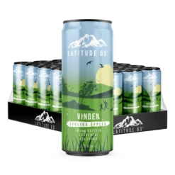 24 x Latitude 65 330 ml Vinden - Syrliga äpplen
