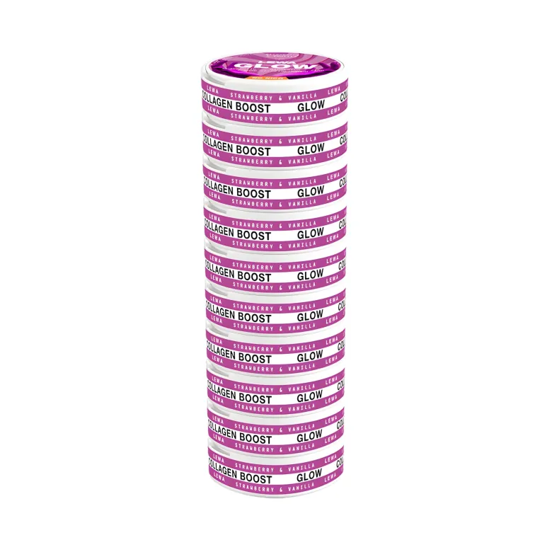 10 x LEWA Glow No Nico Strawberry/Vanilla