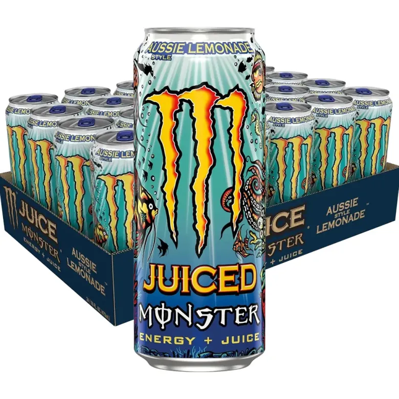 24 x Monster Energy 500 ml Aussie Lemonade