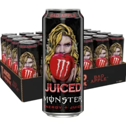 24 x Monster Energy 500 ml Juiced Bad Apple