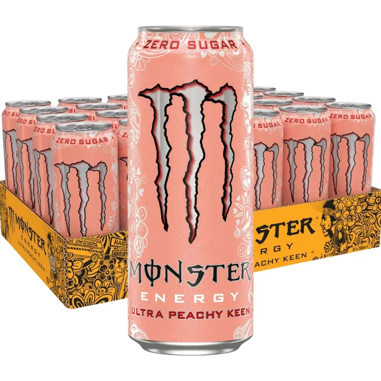 24 x Monster Energy 500 ml Ultra Peachy Keen (sugarfree)