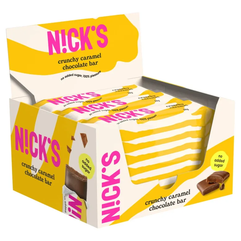 21 x Nicks Crunchy Caramel 28 g