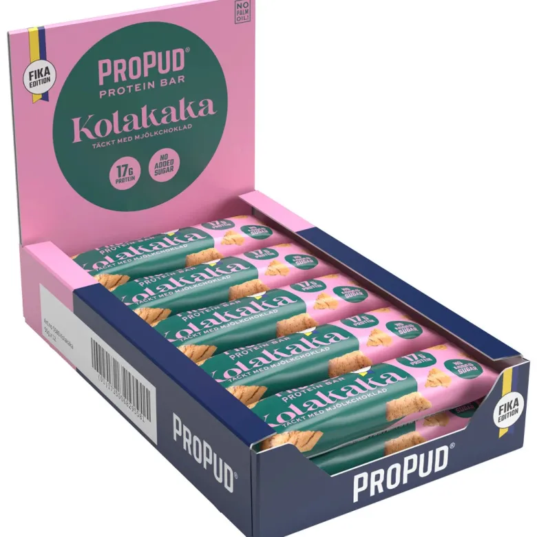 12 x NJIE ProPud Proteinbar 55 g Kolakaka