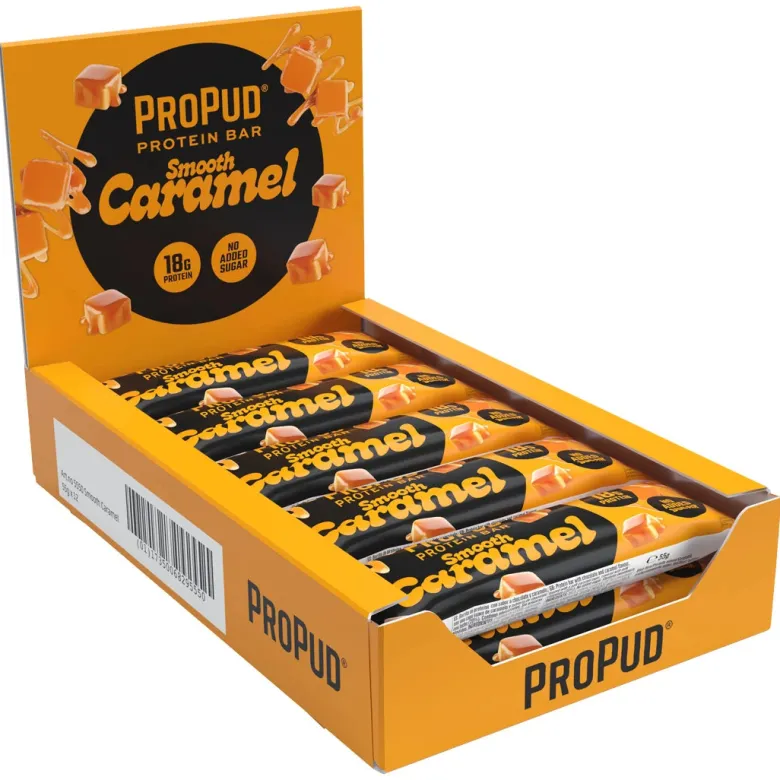 12 x NJIE ProPud Proteinbar 55 g Smooth Caramel