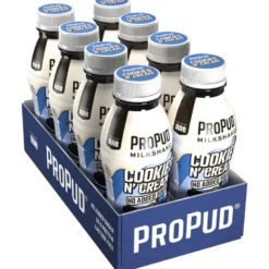 8 x NJIE ProPud Protein Milkshake 330 ml Cookies & Cream