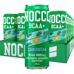 24 x NOCCO BCAA + 330 ml Caribbean (Koffeinfri)