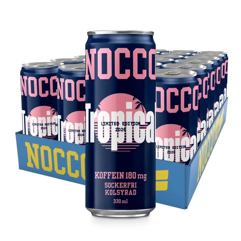 24 x NOCCO BCAA 330 ml Tropical SUPER DEAL