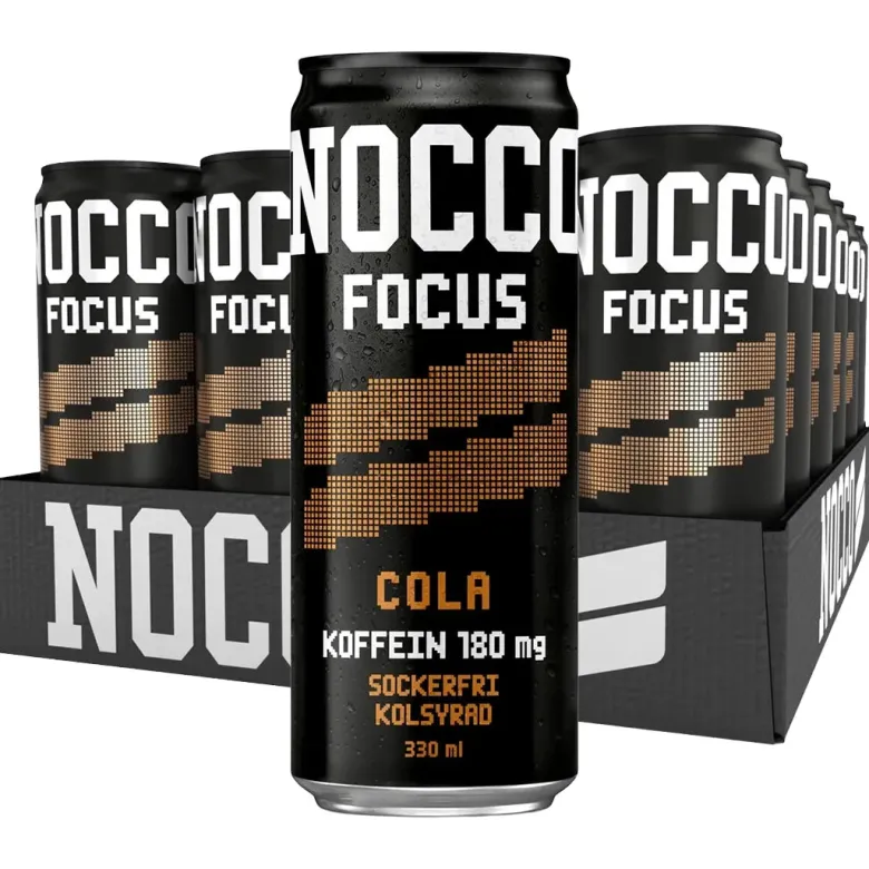 24 x NOCCO FOCUS 330 ml Cola