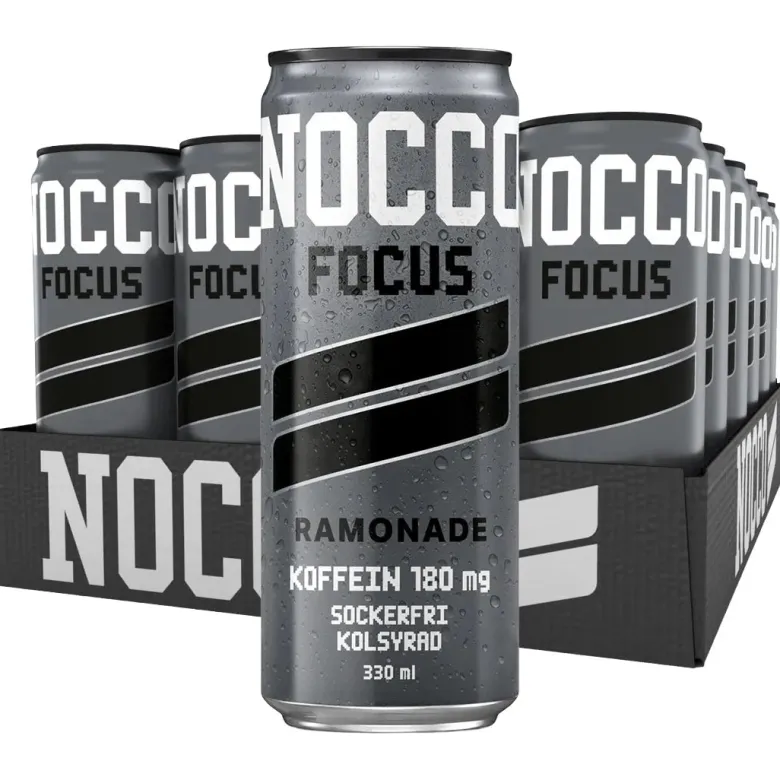 24 x NOCCO Focus 330 ml Ramonade
