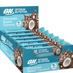 12 x Optimum Nutrition Chocolate Protein Bar 59 g Sweet Coconut