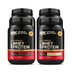 4 x Optimum Nutrition 100% Whey Gold Standard 775 g