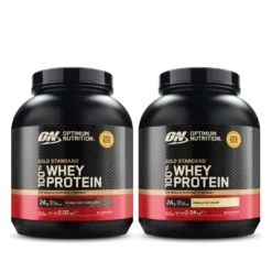 2 x Optimum Nutrition 100% Whey Gold Standard 2 kg
