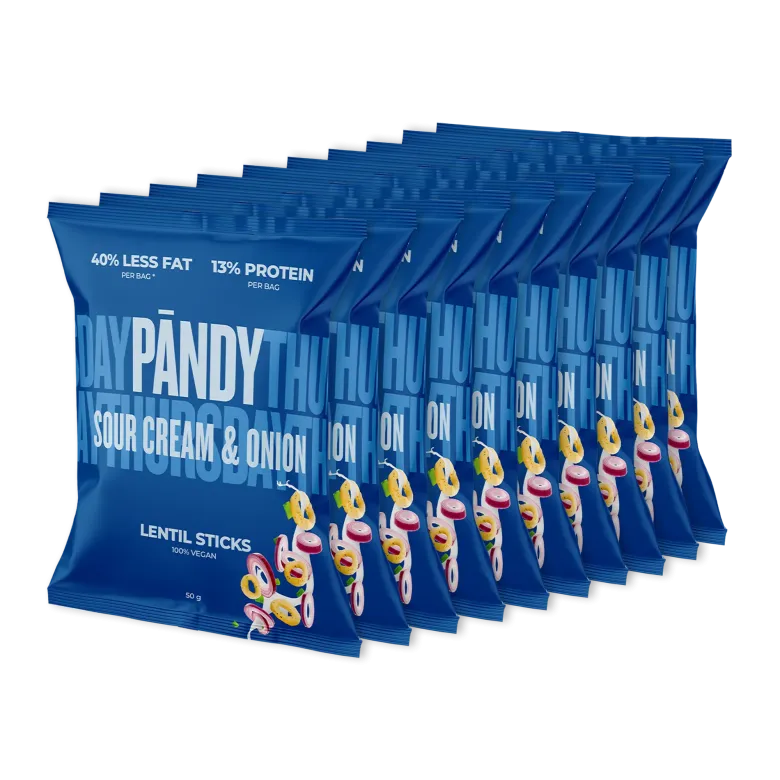 10 x Pändy Lentil Snacks 50 g
